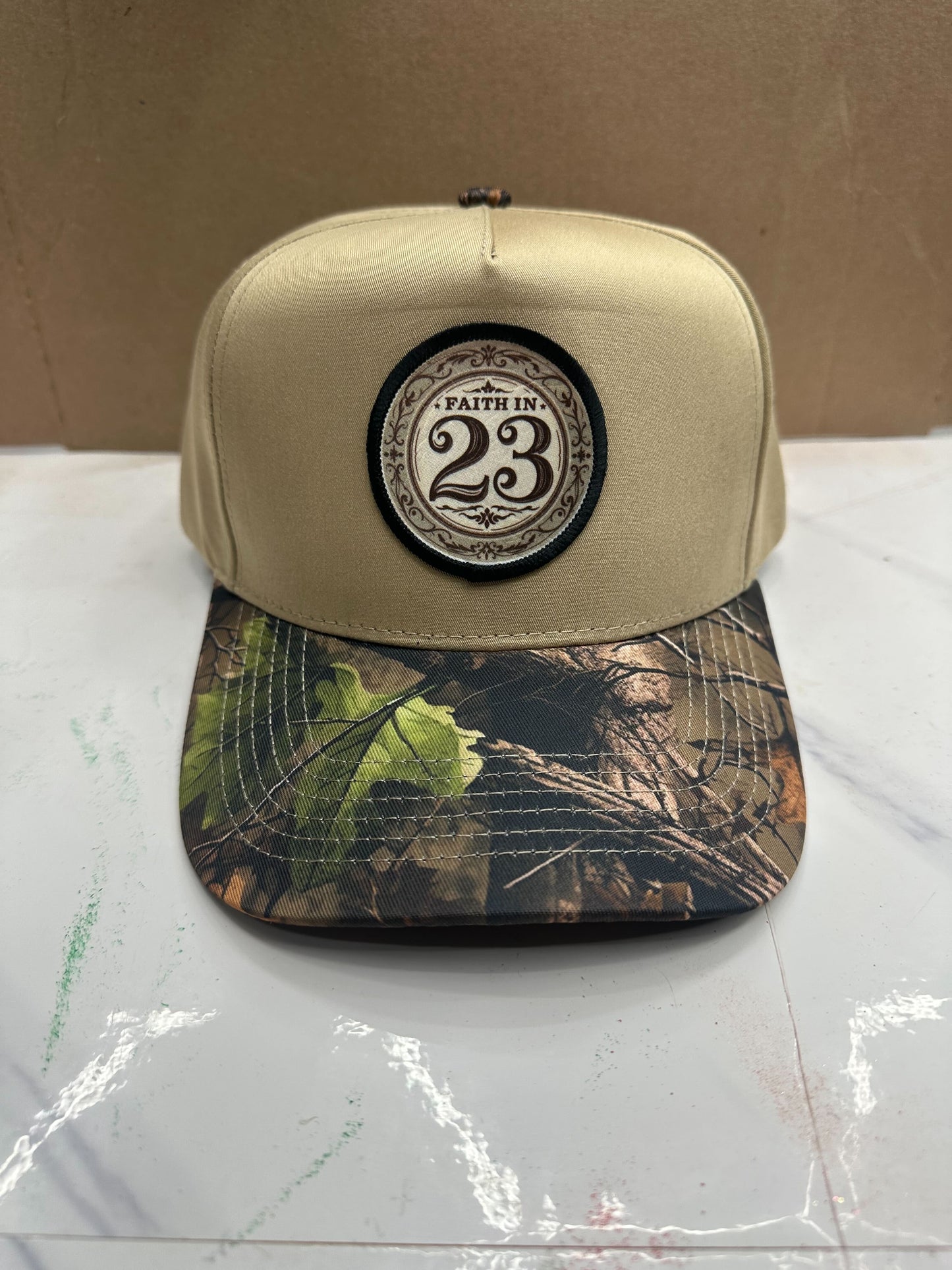 Khaki Camouflage Snapback